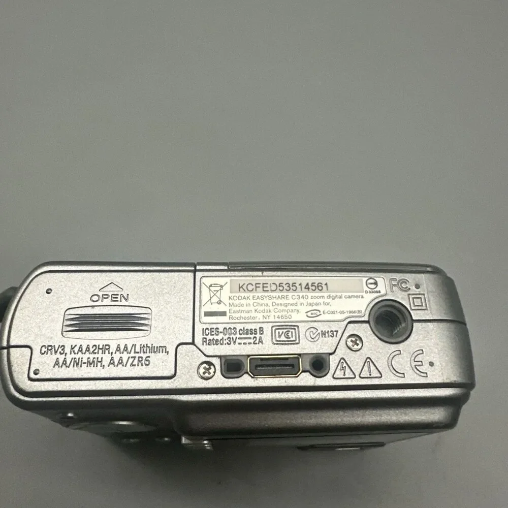 Kodak Easyshare C340 Digital Camera - 5MP, CCD Sensor, Y2k, Vintage, Retro